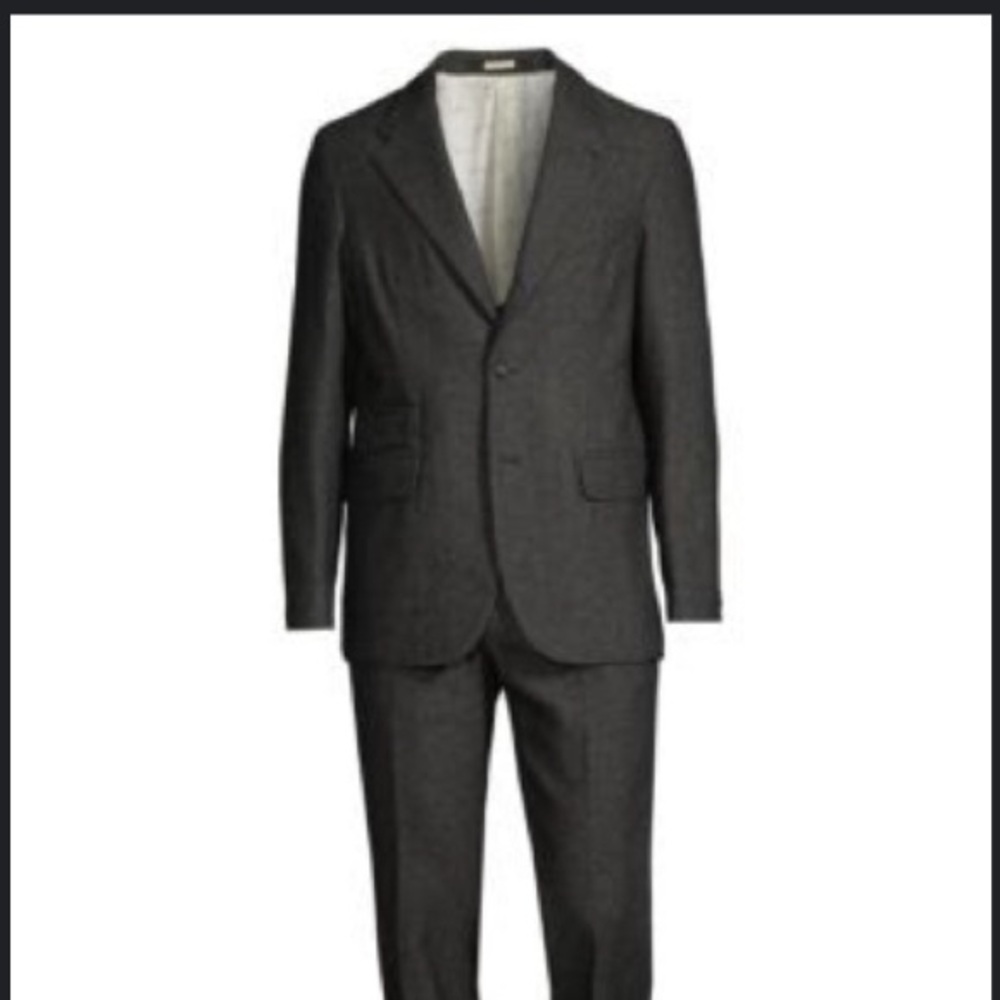 Never worn with tags massimo alba charcoal suit